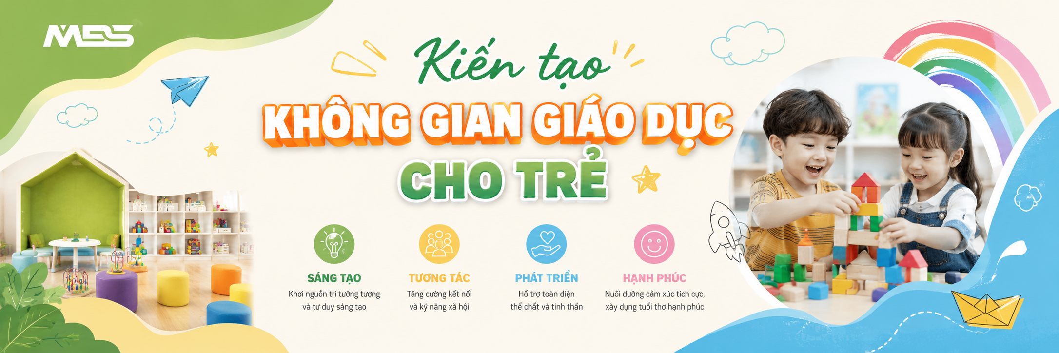 Kiến tạo không gian giáo dục cho trẻ